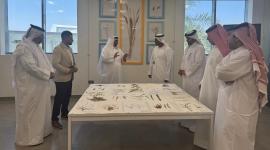 جانب من زيارة الوفد القطري