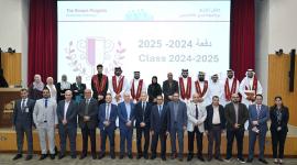 جانب من حفل التخرج