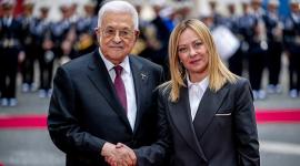 الرئيس الفلسطيني ورئيسة وزراء إيطاليا