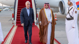 جانب من وصول  رئيس أرمينيا