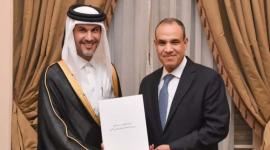 جانب من تسليم أوراق الاعتماد