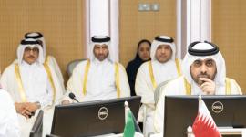 جانب من المشاركة القطرية في الاجتماع