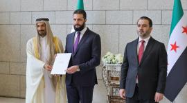 الرئيس السوري يتسلم أوراق اعتماد السفير القطري