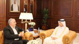 جانب من اجتماع سعادة النائب العام مع وزير العدل الإيراني