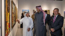 جانب من افتتاح المعرض