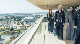 جانب من الزيارة