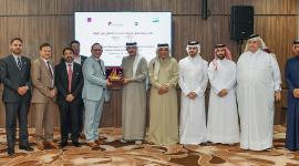 جانب من استقبال الوفد الهندي