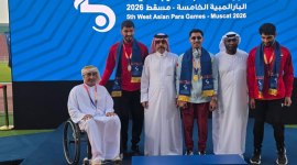 جانب من تتويج الفائزين