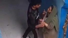 صورة مجتزأة من مقطع الفيديو المتداول