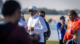 جانب من مشاركة رئيس مجلس الشورى في فعاليات اليوم الرياضي