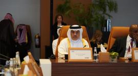 جانبب من مشاركة سعادة وزير المالية في الجلسة