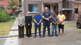 جانب من الزيارة