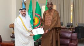 جانب من تسليم أوراق الاعتماد