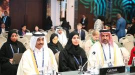 جانب من المشاركة القطرية في. الحدث