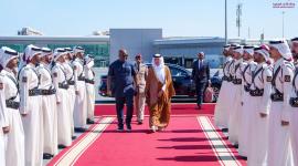 جانب من مراسم المغادرة