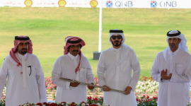 جانب من تتويج االفائزين