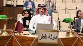 جانب من المشاركة القطرية في الاجتماع