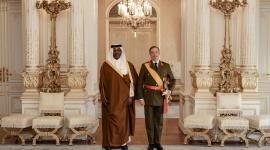 جانب من تسليم أوراق الاعتماد