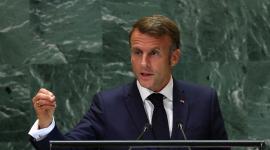 الرئيس الفرنسي إيمانويل ‌ماكرون