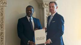 جانب من تسليم أوراق الاعتماد