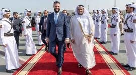 جانب من مراسم المغادرة