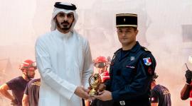 جانب من تكريم المشاركين بالتمرين