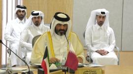 جانب من المشاركة القطرية في الاجتماع