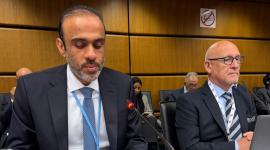 جانب من المشاركة القطرية في الجلسة الطارئة لوكالة الطاقة الذرية