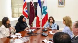 جانب من مشاركة سعادة وزير الدولة للتعاون الدولي بالاجتماع