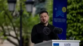 الرئيس الأوكراني فولوديمير زيلينسكي