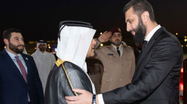 جانب من وصول الرئيس السوري