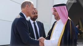 جانب من مراسم الاستقبال