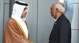 جانب من مراسم الاستقبال
