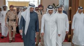 جانب من مراسم الاستقبال