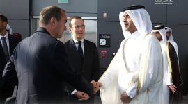 جانب من مراسم الاستقبال