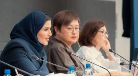 جانب من مشاركة سعادة وزير الدولة للتعاون الدولي في الحوار التفاعلي