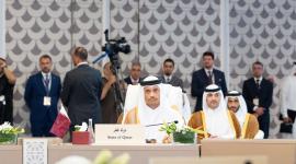 جانب من مشاركة معالي رئيس الوزراء في الاجتماع