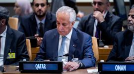 سعادة السيد سلطان بن سعد المريخي وزير الدولة للشؤون الخارجية