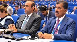 جانب من مشاركة سعادة الأمين العام للخارجية في المؤتمر