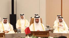 جانب من المشاركة القطرية في الاجتماع