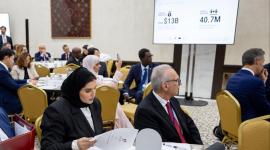 جانب من مشاركة سعادة وزير الدولة للتعاون الدولي في الحدث