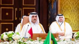 جانب من المشاركة القطرية في الاجتماع