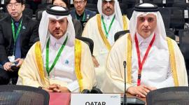 جانب من المشاركة القطرية في المؤتمر