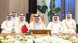 جانب من مشاركة سعادة وزير المالية في الاجتماع