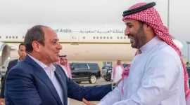 محمد بن سلمان وعبد الفتاح السيسي