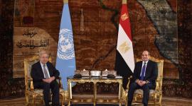 عبد الفتاح السيسي وأنطونيو غوتيريش