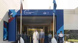 جانب من مراسم رفع علم دولة قطر