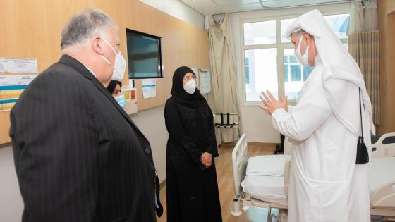 جانب من زيارة سعادة الدكتورة حنان محمد الكواري وزيرة الصحة العامة