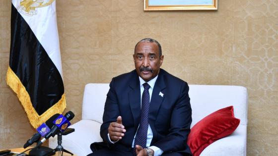 عبدالفتاح البرهان رئيس مجلس السيادة الانتقالي بجمهورية السودان