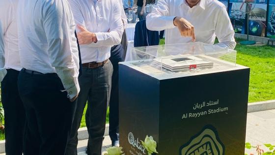 خلال استعراض  سفير قطر لمشاريع المونديال